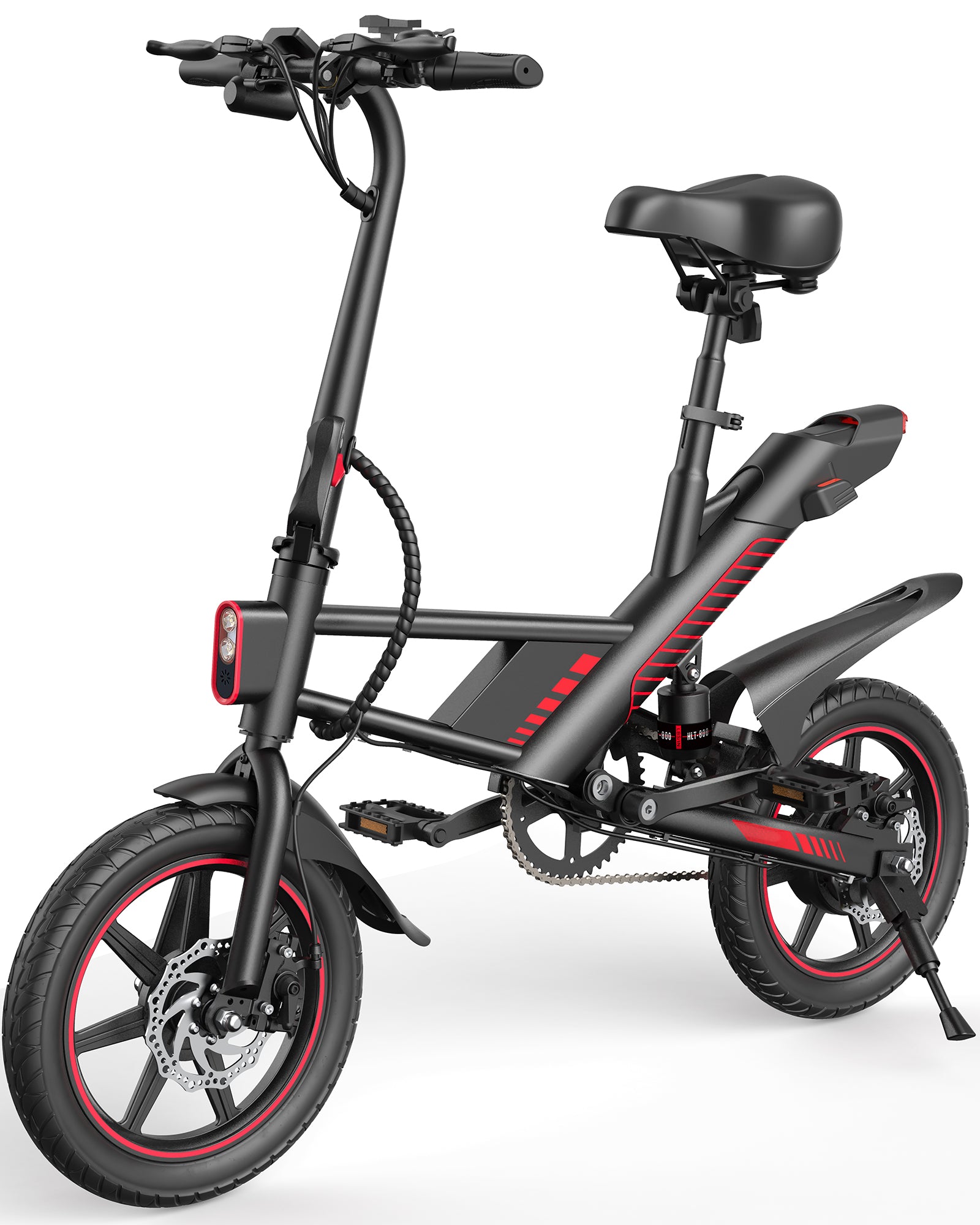 MIHOVERC3 Electric Bike 450W with 14" Tires, up to 38 Miles 18.6MPH