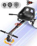 MIHOVER K1+G13 Self-Balancing Scooter with Seat Attachment,Balancing Scooter for Kids or Adults with Adjustable Length, Fits 6.5" 8" 10" ,360°swivel Wheel