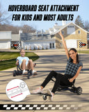 MIHOVER HK1 Adjustable HoverKart Hoverboard Seat Attachment, Hoverboard Go Kart Accessory for 6.5" 8" 10" Hover Board (Hoverboard not included)