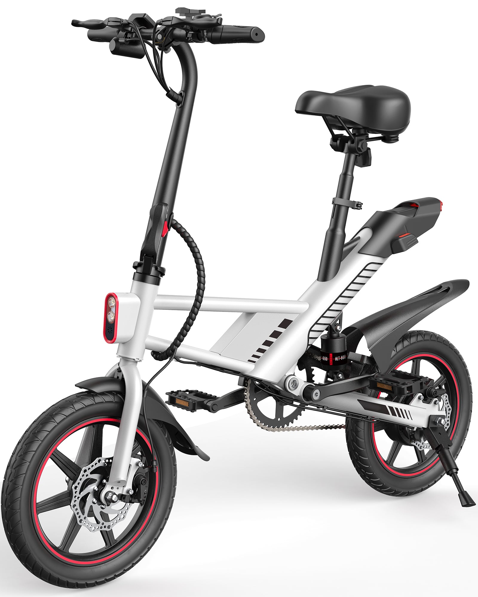MIHOVERC3 Electric Bike 450W with 14" Tires, up to 38 Miles 18.6MPH