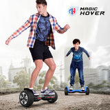 Warrior 8.5 inch 350W*2 off-Road Self-Balancing Scooter - All Terrain Self-Balancing Scooter with Bluetooth Speaker and LED Lights, 10 mph Max Speed for Kids and Adults,Max Weight 265lbs