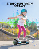 MIHOVER K1+G13 Self-Balancing Scooter with Seat Attachment,Balancing Scooter for Kids or Adults with Adjustable Length, Fits 6.5" 8" 10" ,360°swivel Wheel
