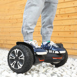 Warrior 8.5 inch 350W*2 off-Road Self-Balancing Scooter - All Terrain Self-Balancing Scooter with Bluetooth Speaker and LED Lights, 10 mph Max Speed for Kids and Adults,Max Weight 265lbs