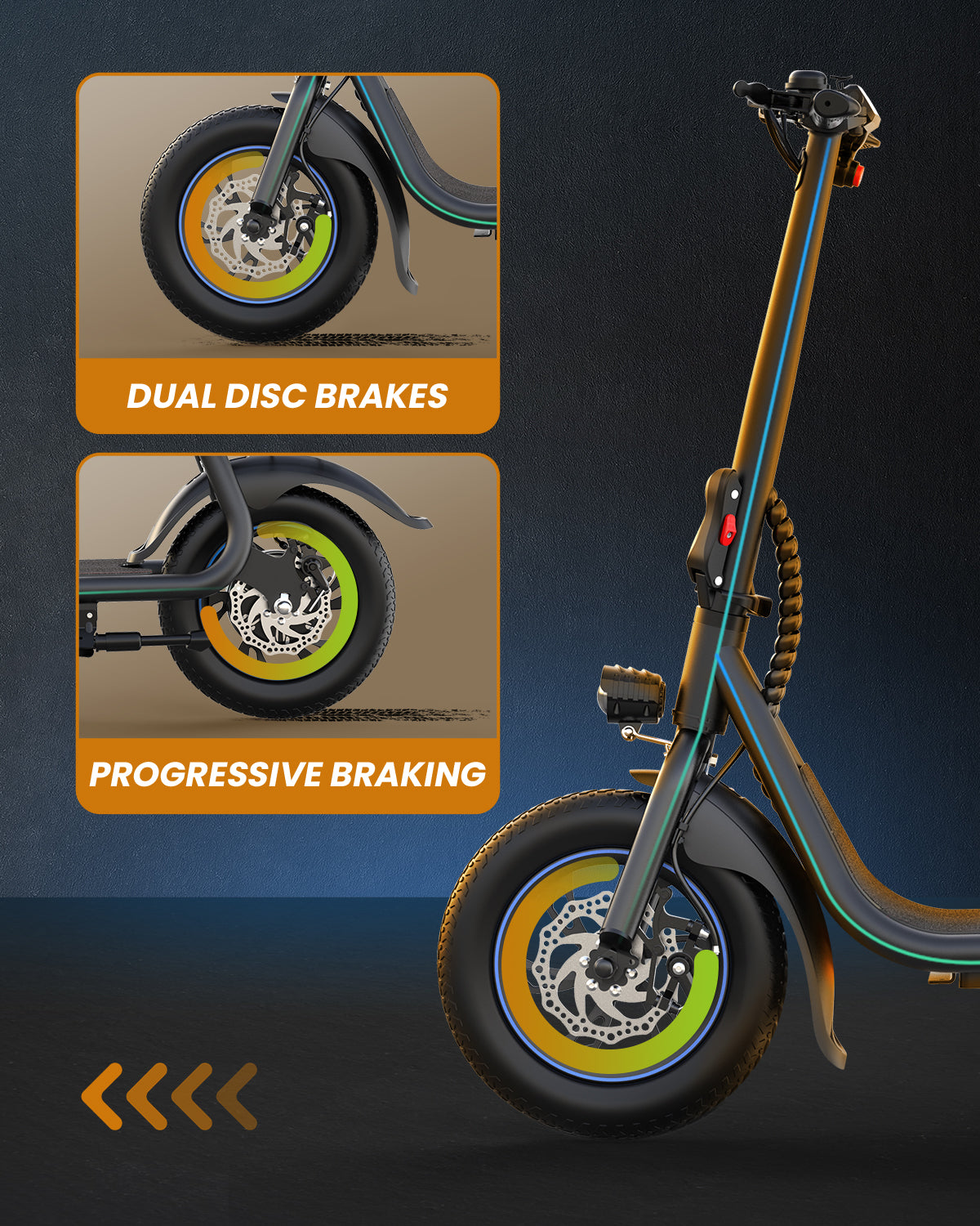 MIHOVER 450W Electric Scooter with Seat for Adult, 12 inch Commuter Electric Scooter with Basket and Adjustable Seat- up to 21 Miles 15.5MPH